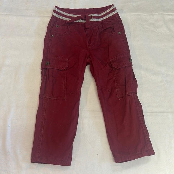 Gymboree Red Casual Elastic Waist Cargo style Pants - Picture 1 of 5